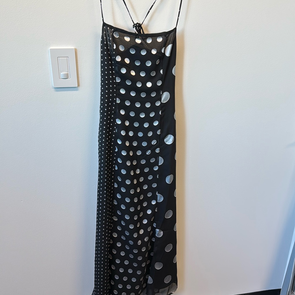 Nwt Samse Samse Black & White Cocktail Dress Tags On Size Xs